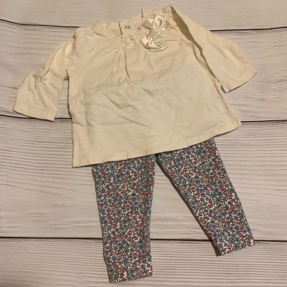 The Children's Place Other - *Like New* Baby Girl Ivory Long Sleeve Legging Set